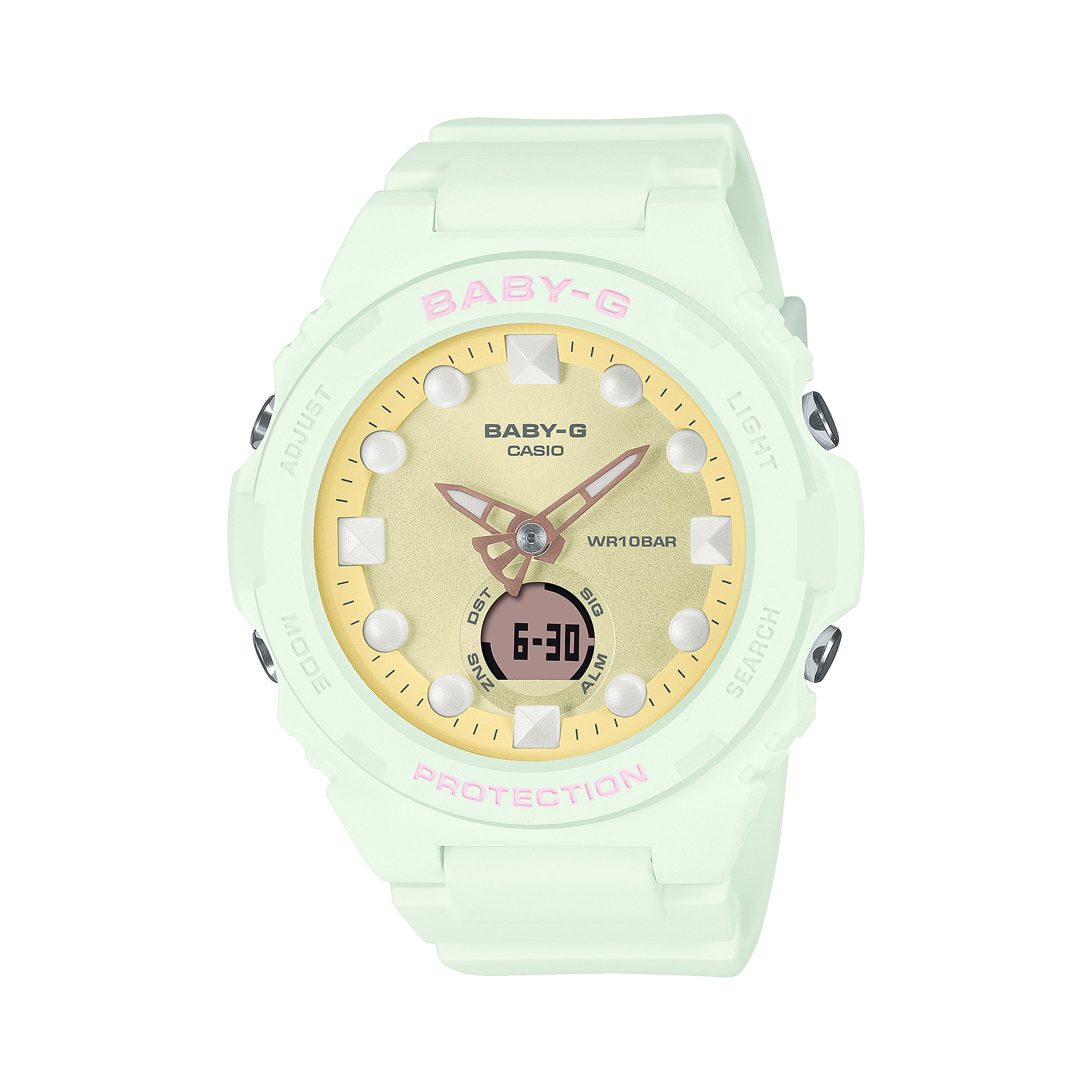 Casio Baby-G BGA-320 Lineup Futuristic Holographic Series Matte Pastel Watch BGA320FH-3A BGA-320FH-3A