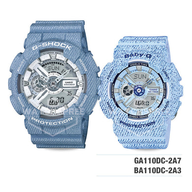 Baby-G & G-Shock Couple Watches BA110DC-2A3-GA110DC-2A7 Watchspree