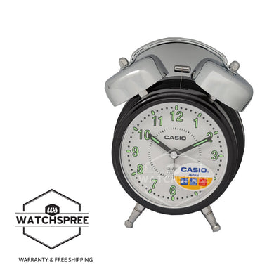 Casio Analog Black Resin Table Clock TQ362-1B TQ-362-1B Watchspree