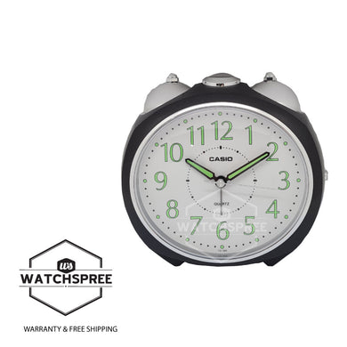 Casio Analog Black Resin Table Clock TQ369-1D TQ-369-1D TQ-369-1 Watchspree
