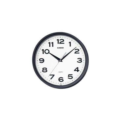 Casio Analog Black Resin Wall Clock IQ151-1D IQ-151-1D IQ-151-1 (LOCAL BUYERS ONLY) Watchspree