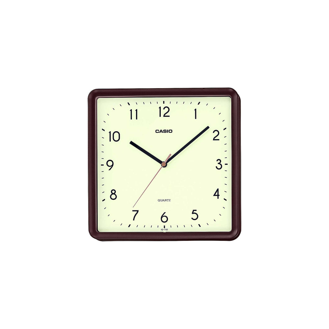 Casio Analog Black Resin Wall Clock IQ152-5D IQ-152-5D IQ-152-5 (LOCAL BUYERS ONLY) Watchspree