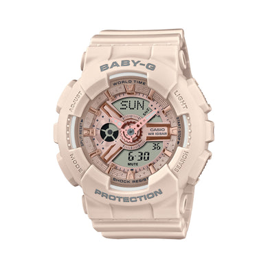 Casio Baby-G BA-110 Lineup Pink Beige Resin Band Watch BA110CP-4A BA-110CP-4A BA110XCP-4A BA-110XCP-4A Watchspree