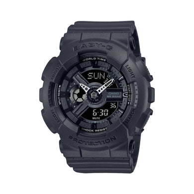 Casio Baby-G BA110 Series Black Resin Band Watch BA110BC-1A BA-110BC-1A BA110XBC-1A BA-110XBC-1A Watchspree