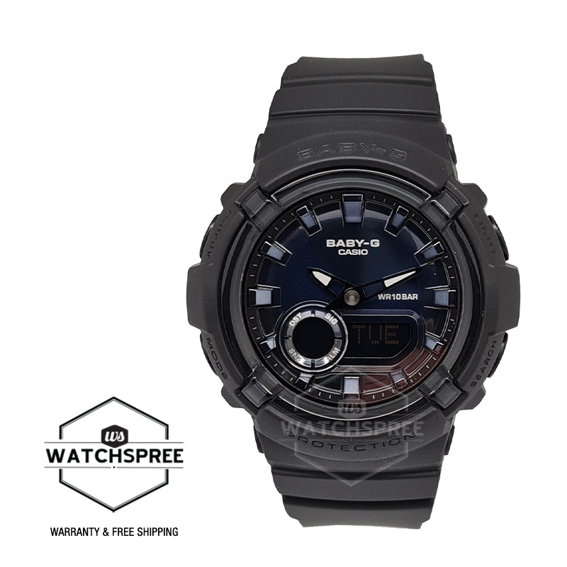 Casio Baby-G BGA-280 Lineup Black Resin Band Watch BGA280-1A BGA-280-1A Watchspree