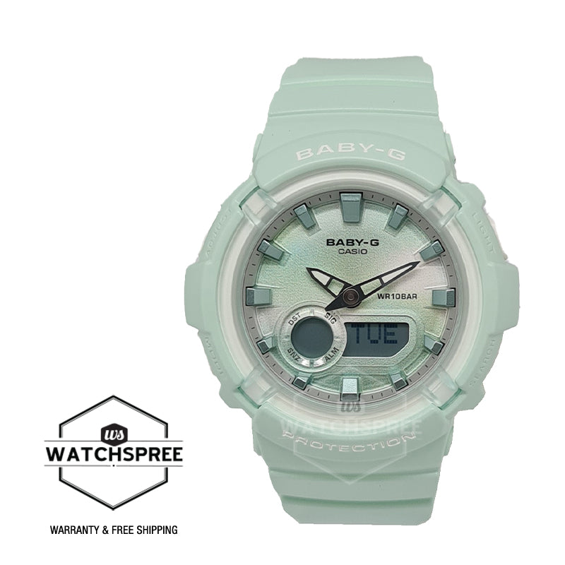 Casio Baby-G BGA-280 Lineup Green Resin Band Watch BGA280-3A BGA-280-3A Watchspree