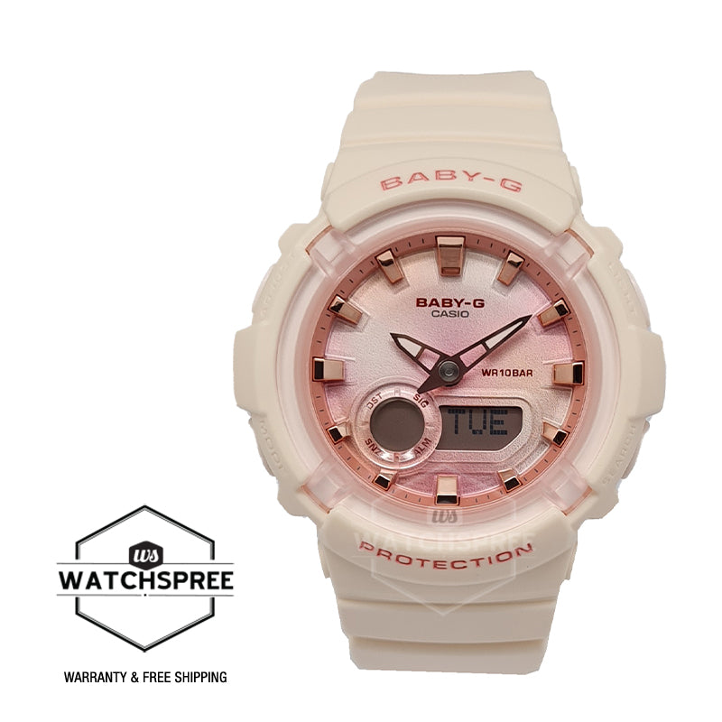Casio Baby-G BGA-280 Lineup Light Peach Resin Band Watch BGA280-4A2 BGA-280-4A2 Watchspree