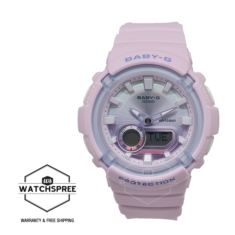 Casio Baby-G BGA-280 Lineup Pink Resin Band Watch BGA280DR-4A BGA-280DR-4A Watchspree