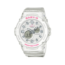 Load image into Gallery viewer, Casio Baby-G BGA270 Series in Summer Colours White Semi Transparent Band Watch BGA270S-7A BGA-270S-7A Watchspree
