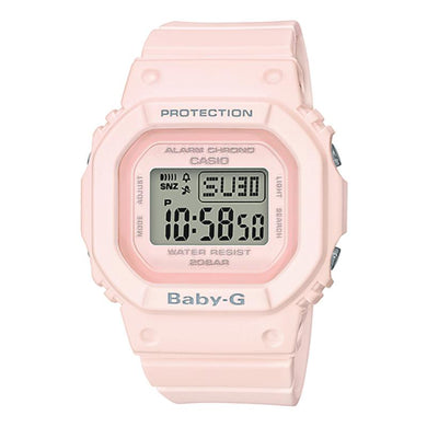 Casio Baby-G BGD-500 Series Light Pink Resin Band Watch BGD560-4D Watchspree