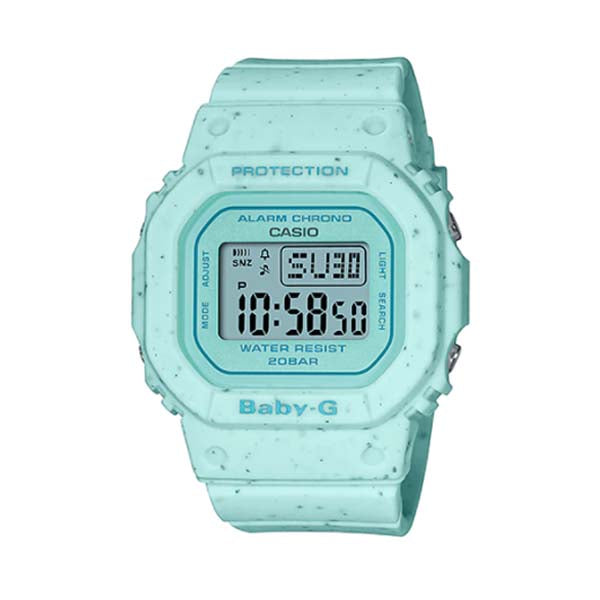 Casio Baby-G BGD-560 Lineup Green Resin Band Watch BGD560CR-2D BGD-560CR-2D Watchspree