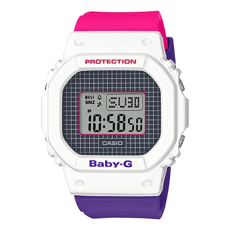 Casio Baby-G BGD-560 Lineup Special Color Models Purple and Pink Resin Band Watch BGD560THB-7D BGD-560THB-7D BGD-560THB-7 Watchspree