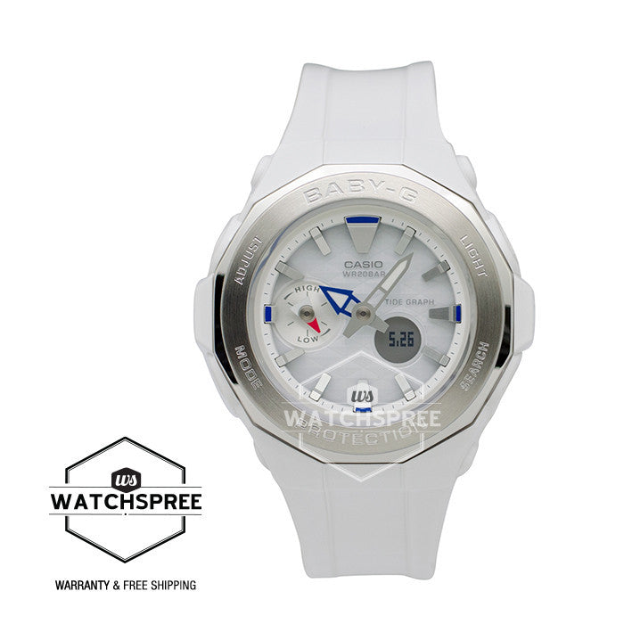 Casio Baby-G Beach Glamping Series White Resin Watch BGA225-7A Watchspree