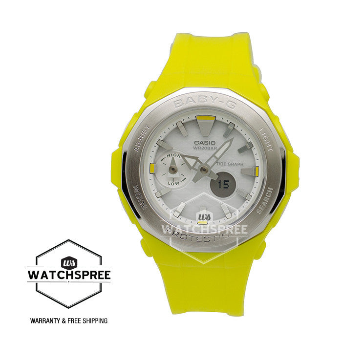 Casio Baby-G Beach Glamping Series Yellow Resin Watch BGA225-9A Watchspree