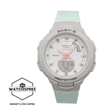Load image into Gallery viewer, Casio Baby-G Bluetooth‚Äö√†√∂‚àö√°¬¨¬®‚àö√ú Grey Resin Band Watch BSAB100MC-8A BSA-B100MC-8A Watchspree
