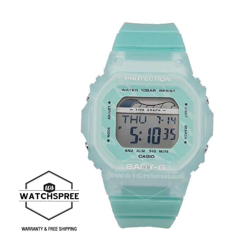 Casio Baby-G G-LIDE BLX-565 Lineup Blue Green Resin Band Watch BLX565S-2D BLX-565S-2D BLX-565S-2 [Kids] Watchspree