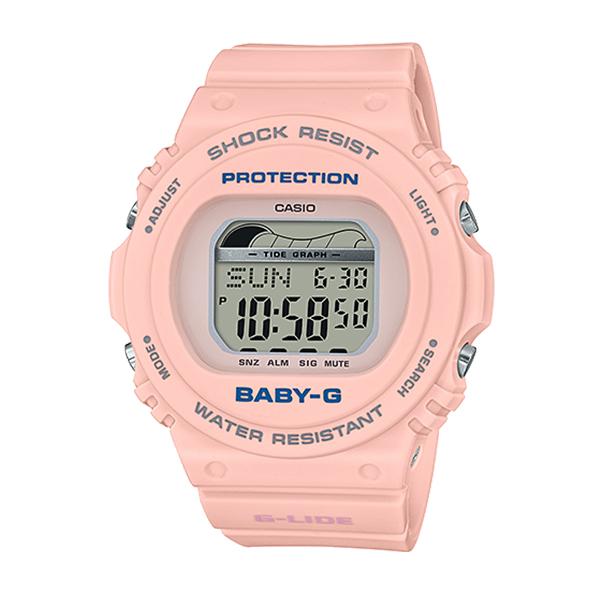 Casio Baby-G G-Lide BLX-570 Series Peach Resin Band Watch BLX570-4D BLX-570-4D BLX-570-4 Watchspree