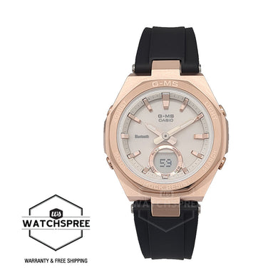 Casio Baby-G G-MS Lineup Bluetooth Black Resin Band Watch MSGB100G-1A MSG-B100G-1A Watchspree