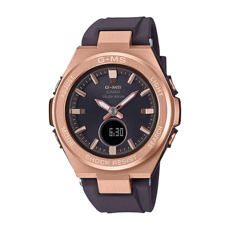 Casio Baby-G G-MS Lineup Brown Resin Band Watch MSGS200G-5A MSG-S200G-5A Watchspree