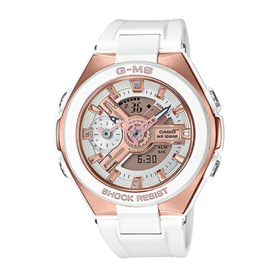 Casio Baby-G G-MS Lineup White Resin Band Watch MSG400G-7A MSG-400G-7A Watchspree