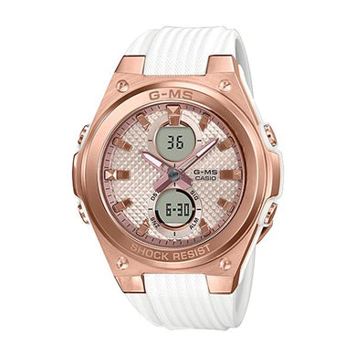 Casio Baby-G G-MS Lineup White Resin Band Watch MSGC100G-7A MSG-C100G-7A Watchspree