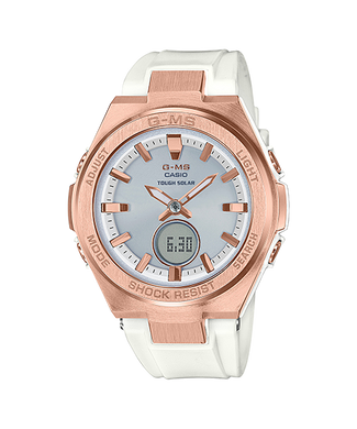 Casio Baby-G G-MS Lineup White Resin Band Watch MSGS200G-7A MSG-S200G-7A Watchspree