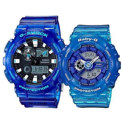 Casio Baby-G & G-Shock Couple Watches BA110JM-2A / GAX100MSA-2A Watchspree