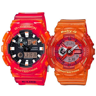 Casio Baby-G & G-Shock Couple Watches BA110JM-4A / GAX100MSA-4A Watchspree