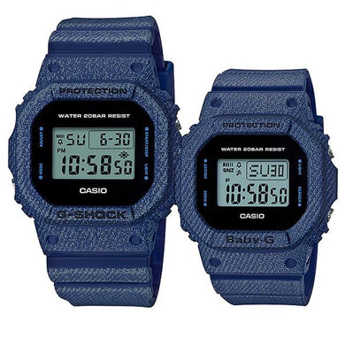Casio Baby-G & G-Shock Couple Watches BGD560DE-2D / DW5600DE-2D Watchspree
