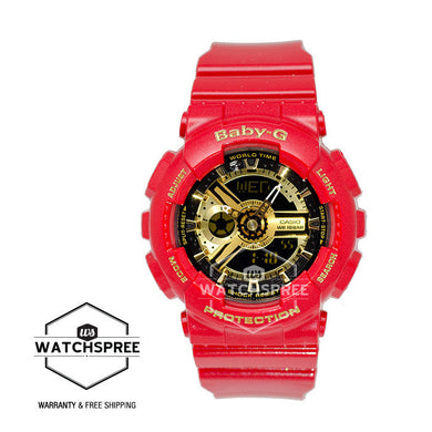 Casio Baby-G Limited Models Red Theme Color Watch BA110VLA-4A Watchspree