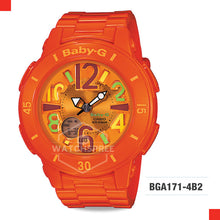 Load image into Gallery viewer, Casio Baby-G Neon Illumination Dial Vintage Casual Design Orange Resin Band Watch BGA171-4B2 BGA-171-4B2 Watchspree
