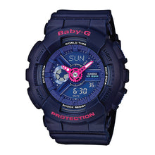Load image into Gallery viewer, Casio Baby-G New Punching Pattern BA-110 Series Navy Blue Resin Watch BA110PP-2A BA-110PP-2A Watchspree
