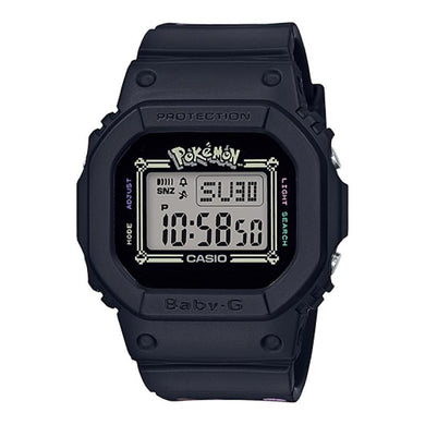 Casio Baby-G Pokƒ?û¶ù¶®¶ô¶¸mon Pikachu Collaboration Limited Model Lightning Bolt and Pokƒ?û¶ù¶®¶ô¶¸ Ball Images Printed Black Resin Band Watch BGD560PKC-1D BGD-560PKC-1D BGD-560PKC-1