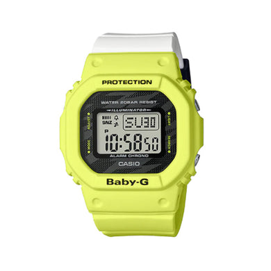 Casio Baby-G Popular Square Face BGD-560 Series Two Tone Resin Band Watch BGD560TG-9D BGD-560TG-9D BGD-560TG-9 Watchspree