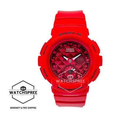 Casio Baby-G Round Series Red Resin Band Watch BGA195M-4A Watchspree