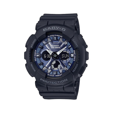 Casio Baby-G Standard Analog-Digital BA-130 Brilliantly Series Black Resin Band Watch BA130-1A2 BA-130-1A2 Watchspree