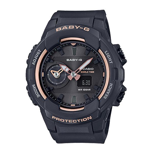 Casio Baby-G Standard Analog Digital Black Resin Band Watch BGA230SA-1A BGA-230SA-1A Watchspree