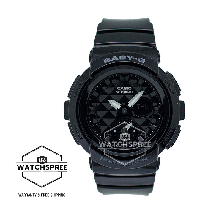 Casio Baby-G Standard Analog Digital Black Resin Strap Watch BGA195-1A Watchspree