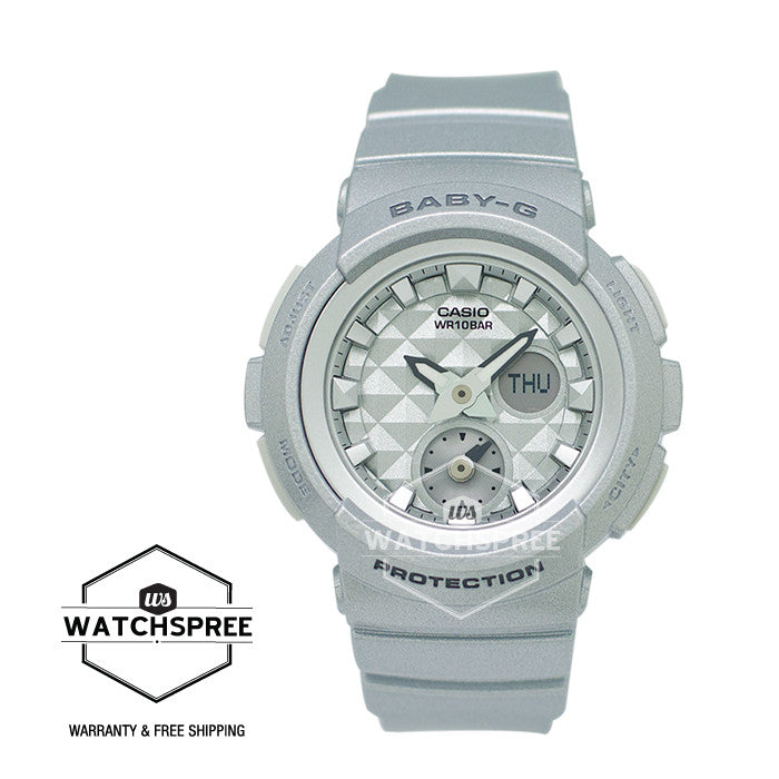 Casio Baby-G Standard Analog Digital White Resin Strap Watch BGA195-8A Watchspree