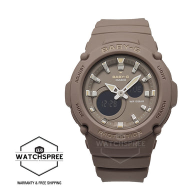 Casio Baby-G Standard Analog-Digital Woody Brown Resin Band Watch BGA275-5A BGA-275-5A Watchspree