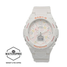 Load image into Gallery viewer, Casio Baby-G Standard Analog-Digital with Floral Dial White Resin Band Watch BGA260FL-7A BGA-260FL-7A Watchspree
