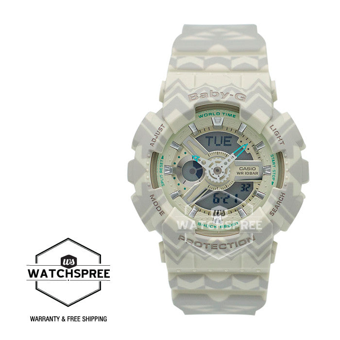 Casio Baby-G Tribal Design Strap Watch BA110TP-8A Watchspree