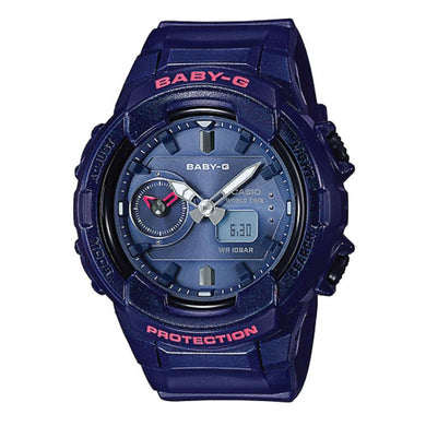 Casio Baby-G Unisex Design BGA-230 Series Navy Blue Resin Band Watch BGA230S-2A Watchspree