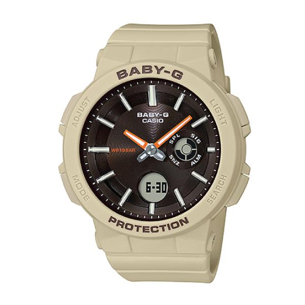 Casio Baby-G Wanderer Series Brown Resin Band Watch BGA255-5A BGA-255-5A Watchspree
