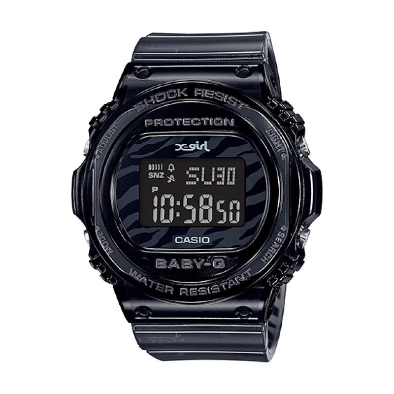 Casio Baby-G X-Girl Collaboration Limited Model Zebra Pattern Black Semi-Transparent Resin Band Watch BGD570XG-8D BGD-570XG-8D BGD-570XG-8 Watchspree