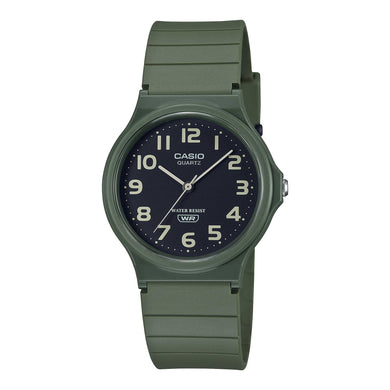 Casio Classic Analog Green Resin Band Watch MQ24UC-3B MQ-24UC-3B [Kids] Watchspree