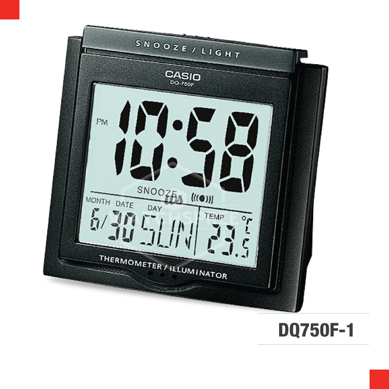 Casio Clock DQ750F-1D Watchspree