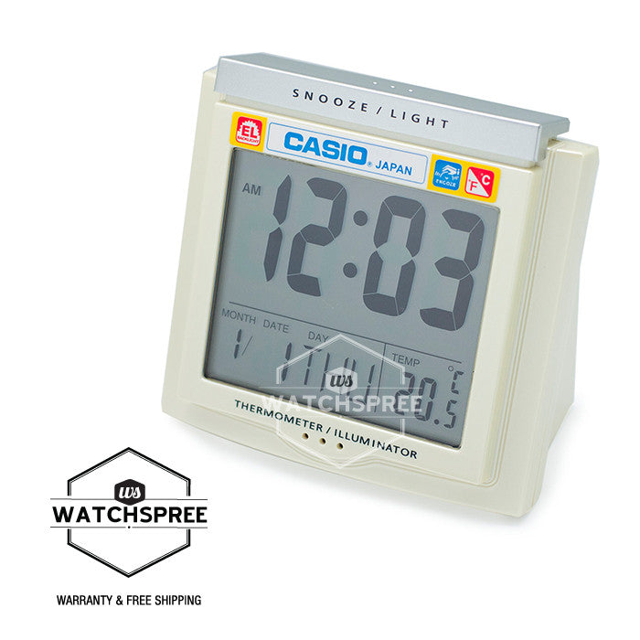 Casio Clock DQ750F-7D Watchspree
