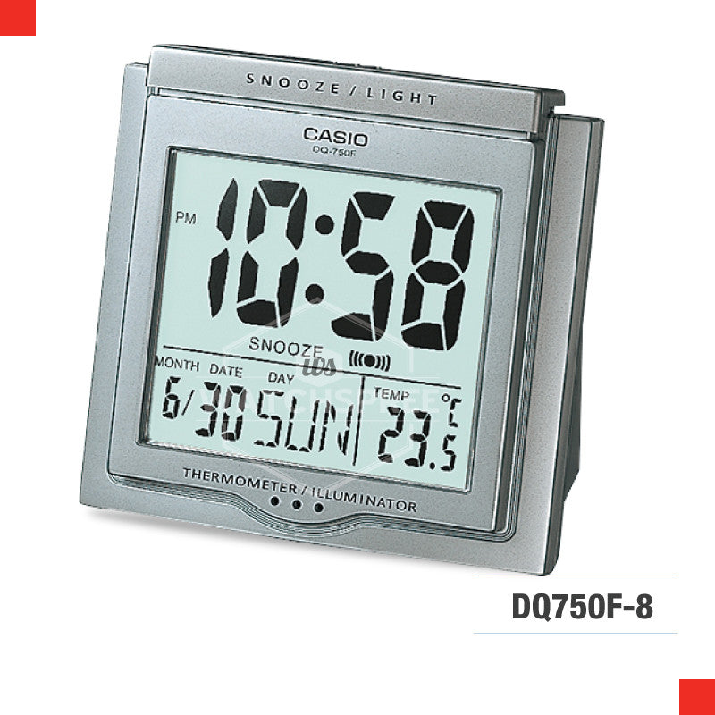Casio Clock DQ750F-8D Watchspree