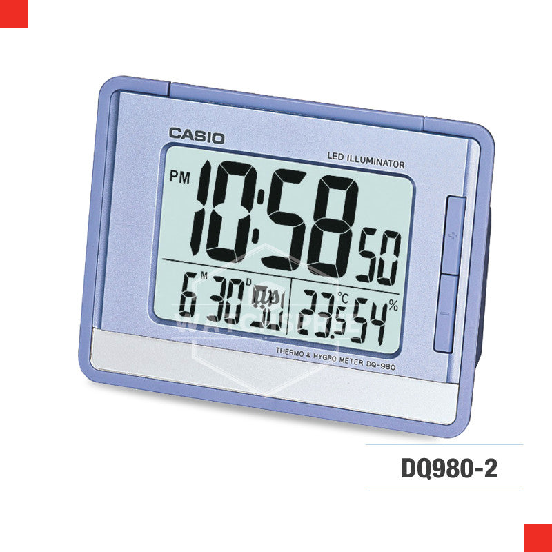 Casio Clock DQ980-2D Watchspree